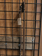 Load image into Gallery viewer, Santa Ynez Romal Reins 36 plait triple strands Brown/ Black and Natural Accents 110”