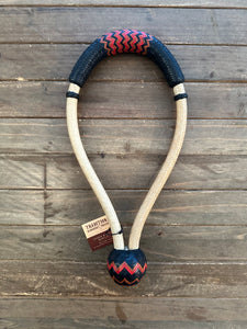 Bosal 5/8” 28 plait Kangaroo Rawhide Special Edition #1 red & tan accents