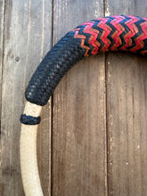 Load image into Gallery viewer, Bosal 5/8” 28 plait Kangaroo Rawhide Special Edition #1 red &amp; tan accents