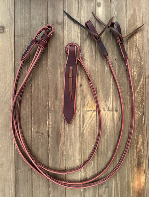 Romal Reins Quality Latigo Leather New! OM- 84”, 104”, 110”
