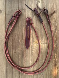 Romal Reins Quality Latigo Leather New! OM-102”, 110”