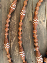 Load image into Gallery viewer, Special Edition Romal Reins 24 plait 110&quot; GM - Sienna Rust Color. SALE!