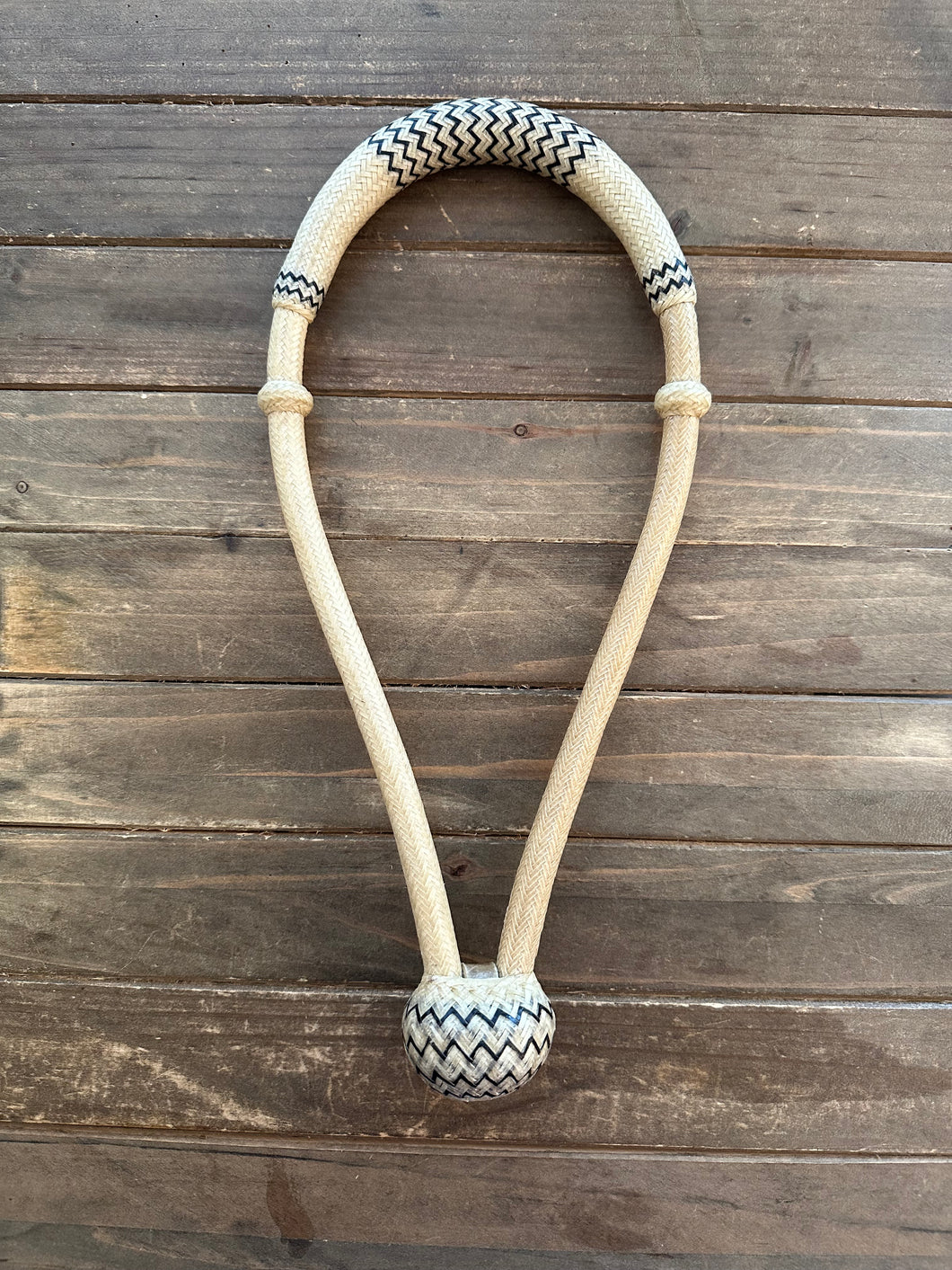 Bosal 1/2” 20 Plait Natural with Black Accents