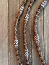 Load image into Gallery viewer, Romal Reins 16 Plait GM Carmel with Natural Accents Limited Edition MC16bc-n