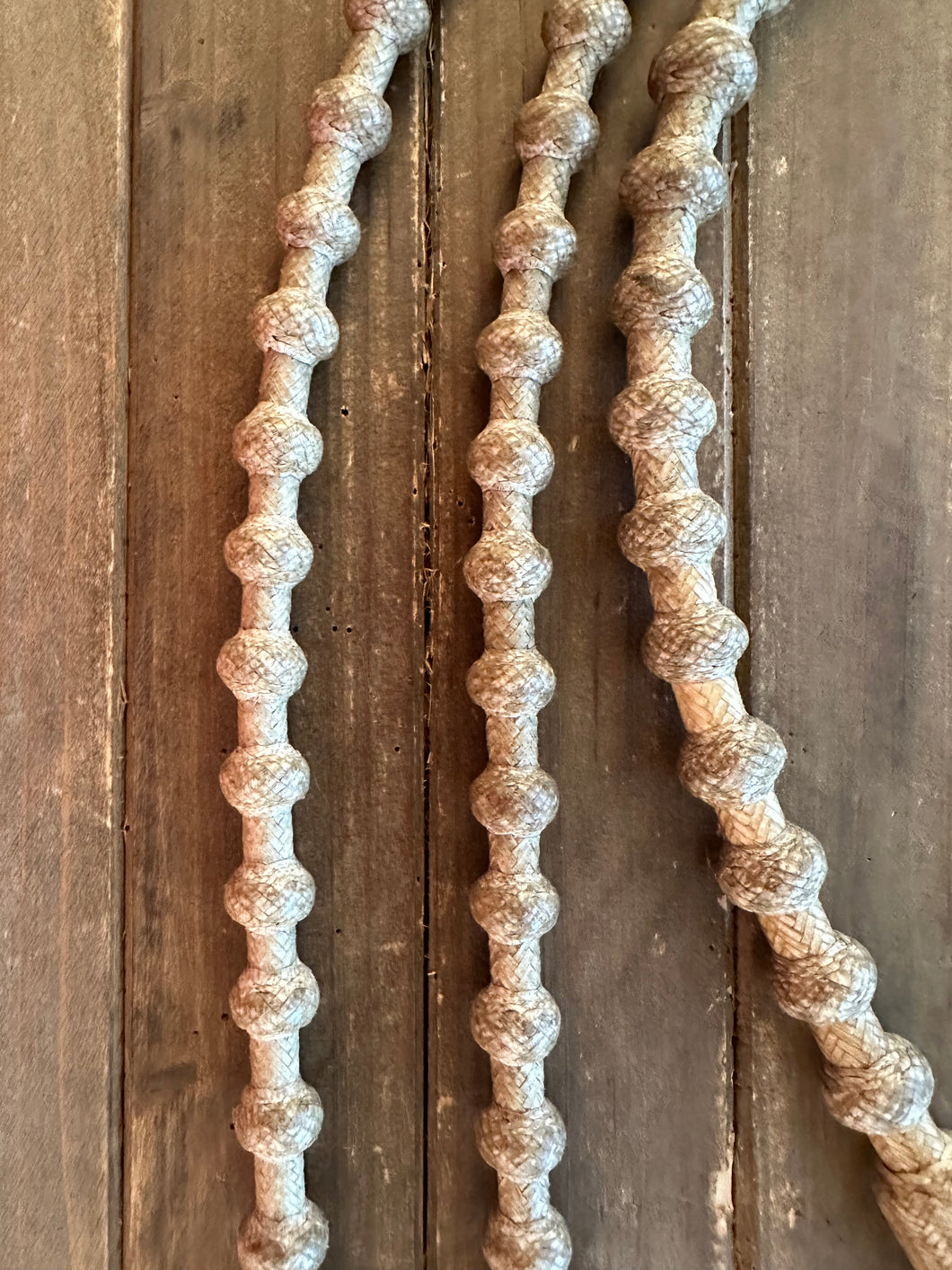 Romal Reins 30 Plait 60 Button Pattern Natural Color  NEW!