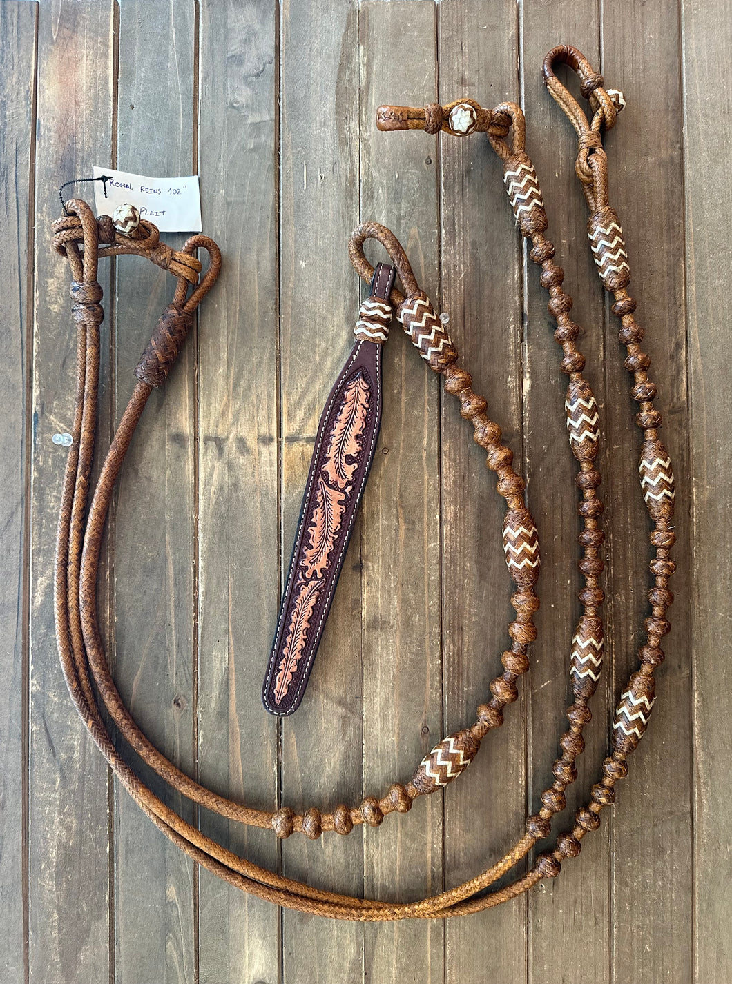 Romal Reins 16 Plait 102