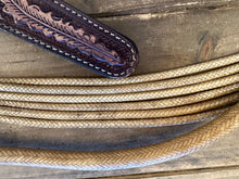 Load image into Gallery viewer, Santa Ynez Romal Reins 36 plait triple strands 110”