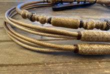 Load image into Gallery viewer, Santa Ynez Romal Reins 36 plait triple strands 110”