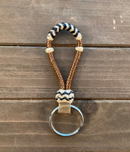 Load image into Gallery viewer, Beautiful Mini Bosal Rawhide Keychains -  Assortment of Colors