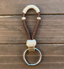 Load image into Gallery viewer, Beautiful Mini Bosal Rawhide Keychains -  Assortment of Colors