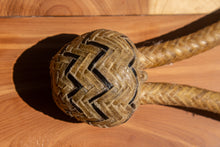 Load image into Gallery viewer, Bosal 12 plait beveled natural cowhide 1/2" black accents