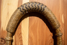 Load image into Gallery viewer, Bosal 16 Plait  5/8" Cowhide  Natural Color with Black Accents