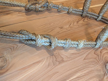 Load image into Gallery viewer, Double Ear Headstall 12 Plait Cow Rawhide