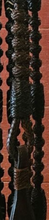 Load image into Gallery viewer, Romal Reins 8 plait George Moore Pattern Dark Brown 84"