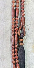 Load image into Gallery viewer, Romal Reins 30 Plait GM Pattern Rust color no accents
