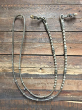 Load image into Gallery viewer, Roping Reins 18 Plait Rawhide GM Pattern