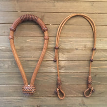 Load image into Gallery viewer, Bosal 5/8&quot; 36 Plait Carmel Pecan w/ Black Accents