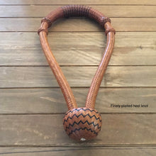 Load image into Gallery viewer, Bosal 5/8&quot; 36 Plait Carmel Pecan w/ Black Accents