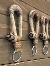 Load image into Gallery viewer, San Juan Honda Style Braided Rawhide Keychain