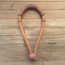 Load image into Gallery viewer, Bosal 5/8&quot; 36 Plait Carmel Pecan w/ Black Accents
