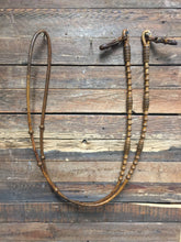 Load image into Gallery viewer, Roping Reins 18 Plait Rawhide GM Pattern