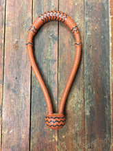 Load image into Gallery viewer, Bosal 16 Plait Kangaroo Orange with Black Accents 5/8&quot;, 1/2&quot; - M  SALE!