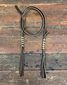Bosal Hanger Chap Leather with Rawhide Accents