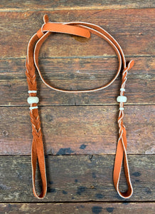 Bosal Hanger Chap Leather with Rawhide Accents 6 color options