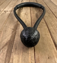 Load image into Gallery viewer, Bosal 1/2” 20 Plait Rawhide Solid Black Color