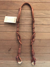 Load image into Gallery viewer, Rawhide Double Ear 30 Plait Headstall - Out of stock
