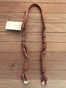 Rawhide Double Ear 30 Plait Headstall - Out of stock