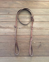 Load image into Gallery viewer, Bosal Hanger Chap Leather Bleed Knot Tie Adjustment, 5 Color Options