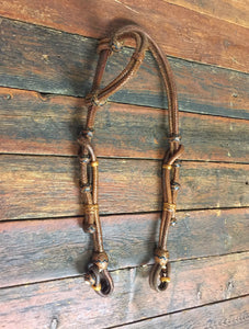 Rawhide Single Ear Headstall 12 plait