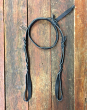 Load image into Gallery viewer, Bosal Hanger Chap Leather Bleed Knot Tie Adjustment