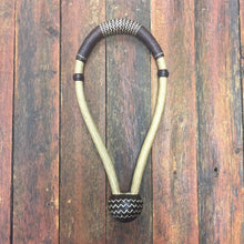 Load image into Gallery viewer, Bosal 5/8&quot; or 1/2&quot; Finely Plaited Featured With Brown/Natural Accents