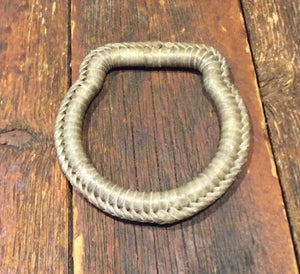 Braided Rawhide Rings