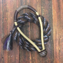 Load image into Gallery viewer, Bosal 5/8&quot; or 1/2&quot; Finely Plaited Featured With Brown/Natural Accents
